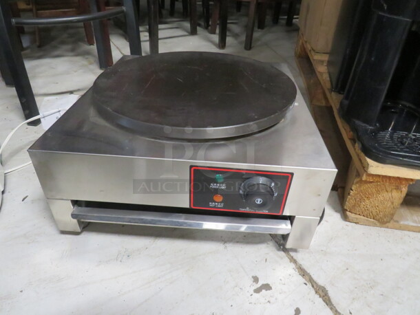 One Commercial Crepe Maker. Model# CG-1. 110 Volt. 