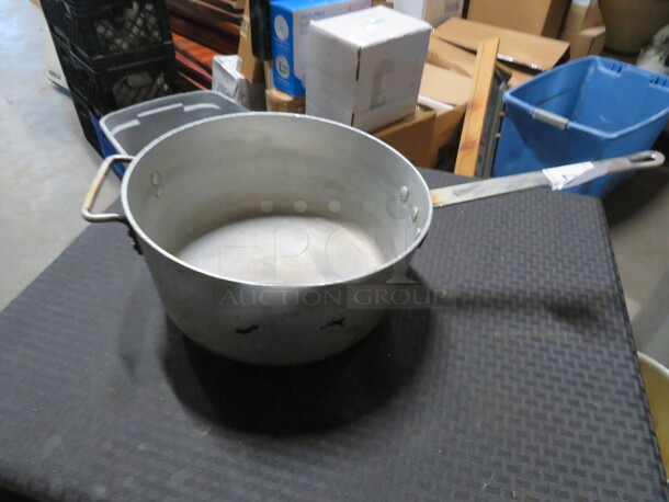 One Aluminum 12 Inch Sauce Pot.  - Image 1 of 1
