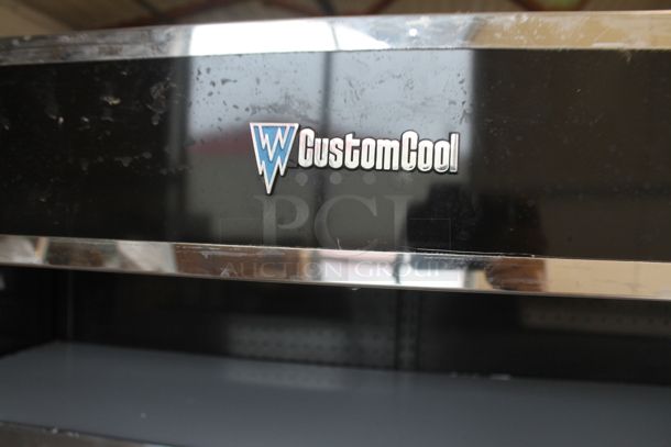 BRAND NEW SCRATCH AND DENT! CustomCool GC60SC Stainless Steel Commercial Floor Style Open Grab N Go Merchandiser w/ Metal Shelves. 115 Volts, 1 Phase. Does Not Come w/ Remote Compressor. - Image 3 of 11