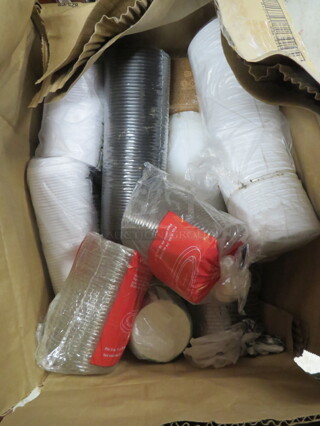 One Lot Of Assorted To Go Items.