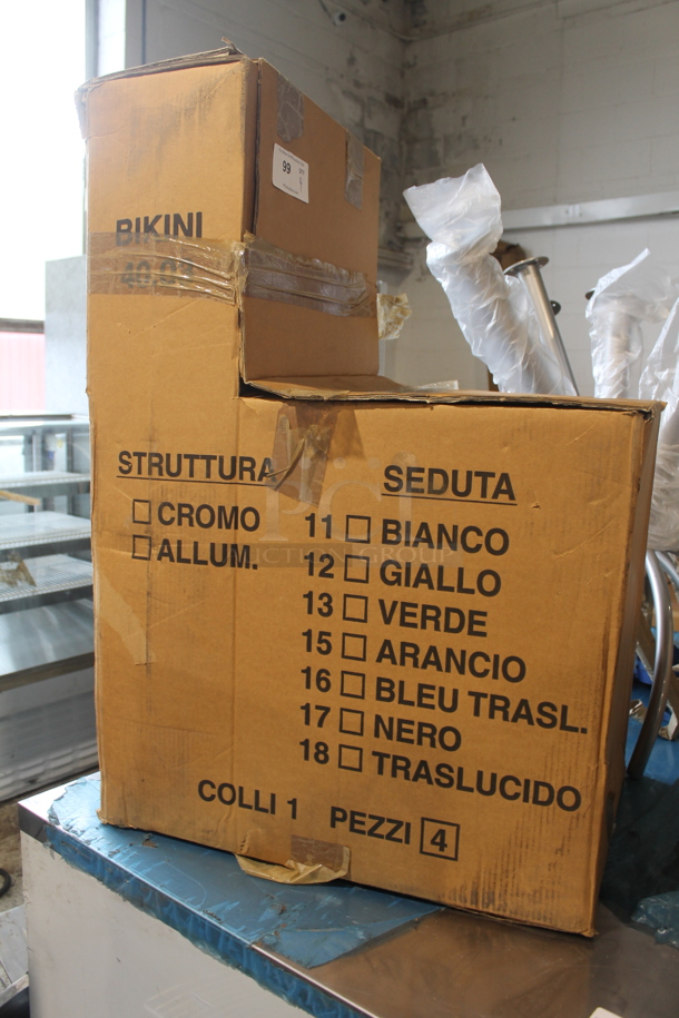 4 BRAND NEW ITEMS! 3 Bikini Metal Table Bases and Bikini FU ALLUM.2 Unit. 4 Times Your Bid! - Image 2 of 4