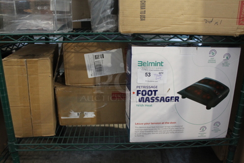 ALL ONE MONEY! Tier Lot of Various BRAND NEW SCRATCH AND DENT! Items Including Foot Massager, Can Organizers 