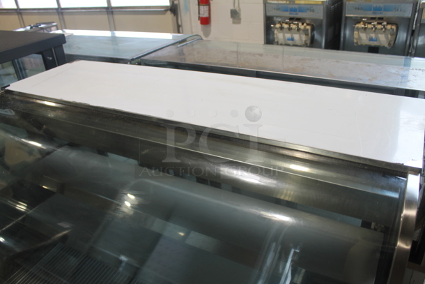 BRAND NEW SCRATCH AND DENT! CustomCool CGD5R Stainless Steel Commercial Floor Style Deli Display Case Merchandiser. 115 Volts, 1 Phase. Does Not Come w/ Remote Compressor. - Image 4 of 11