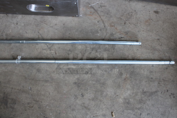 Welcome Flag and 2 Metal Poles! 74" - Image 4 of 5