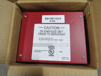 One NEW Fire Alarm And Security Subassembly. #SA1451-UL9.