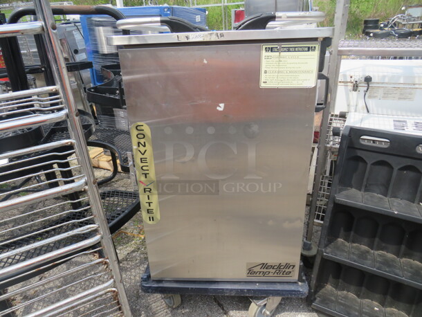 One Aladdin Convect Rite  Food Transport On Casters. 30X35X56 - Image 1 of 2