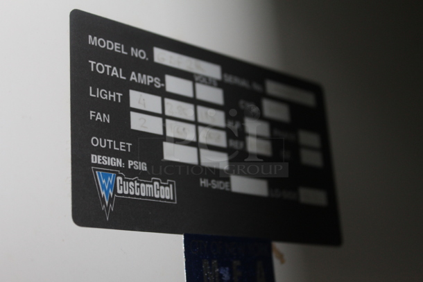 CustomCool Stainless Steel Commercial 2 Door Reach In Cooler. Does Not Come w/ Remote Compressor. - Image 7 of 7