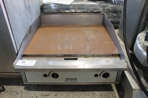 Toastmaster Pro Series Stainless Steel Commercial Countertop Gas Powered Flat Top Griddle. - Image 1 of 6