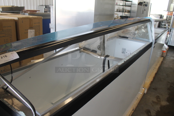 BRAND NEW SCRATCH AND DENT! Master-Bilt DD-88 Metal Commercial Floor Style Ice Cream Dipping Cabinet. 115 Volts, 1 Phase. Tested and Working! - Image 2 of 5