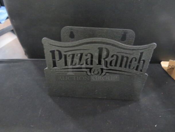 NEW 7X1.5X5 Wall Mount Metal Menu Holder. 6XBID - Image 1 of 2