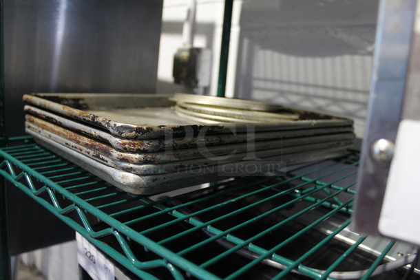ALL ONE MONEY! Lot of 5 Metal Baking Pans and 6 Round Mesh Pizza Pans. - Image 2 of 2