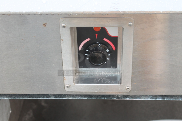 Stainless Steel Commercial Electric Powered 2 Well Steam Table w/ Under Shelf. Cannot Test Due To Missing Power Cord - Image 2 of 4