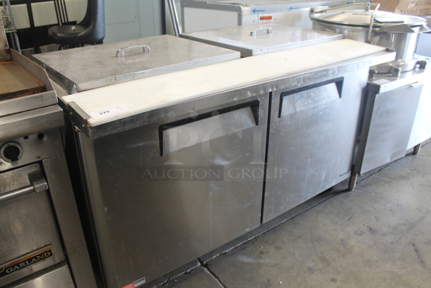 Turbo Air MST-60-24 Stainless Steel Commercial Sandwich Salad Prep Table Bain Marie on Commercial Casters. 115 Volts, 1 Phase. Tested and Working! - Image 2 of 8