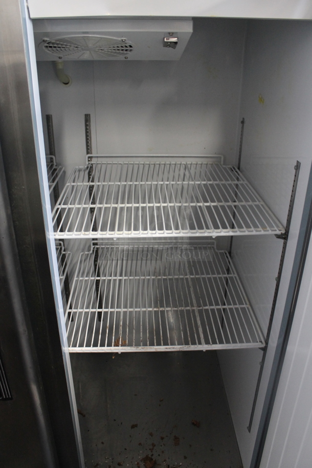 Central 69K-035 Stainless Steel Commercial 2 Door Reach In Freezer w/ Poly Coated Racks. 115 Volts, 1 Phase. Tested and Working! - Image 7 of 8