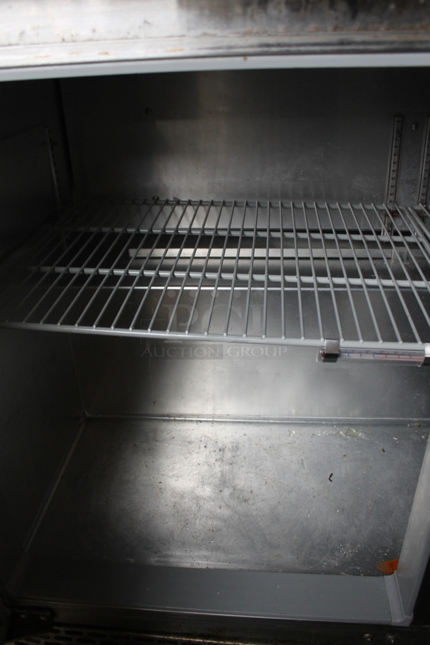 2018 Continental SW48-BS Stainless Steel Commercial 2 Door Work Top Cooler w/ Backsplash. 115 Volts, 1 Phase. Tested and Working! - Image 2 of 4