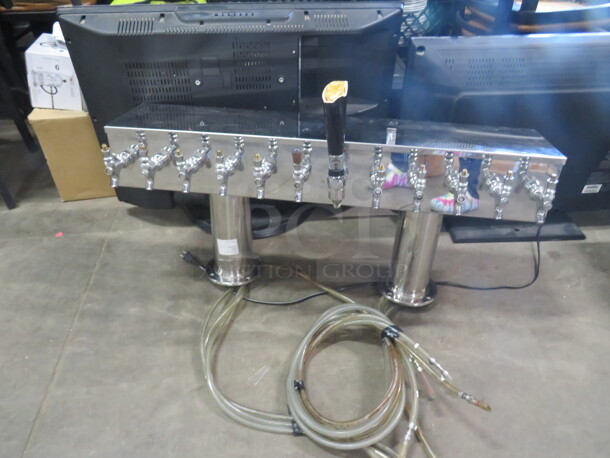 One Kegorator Twin Tower With 12 Taps. - Image 1 of 2