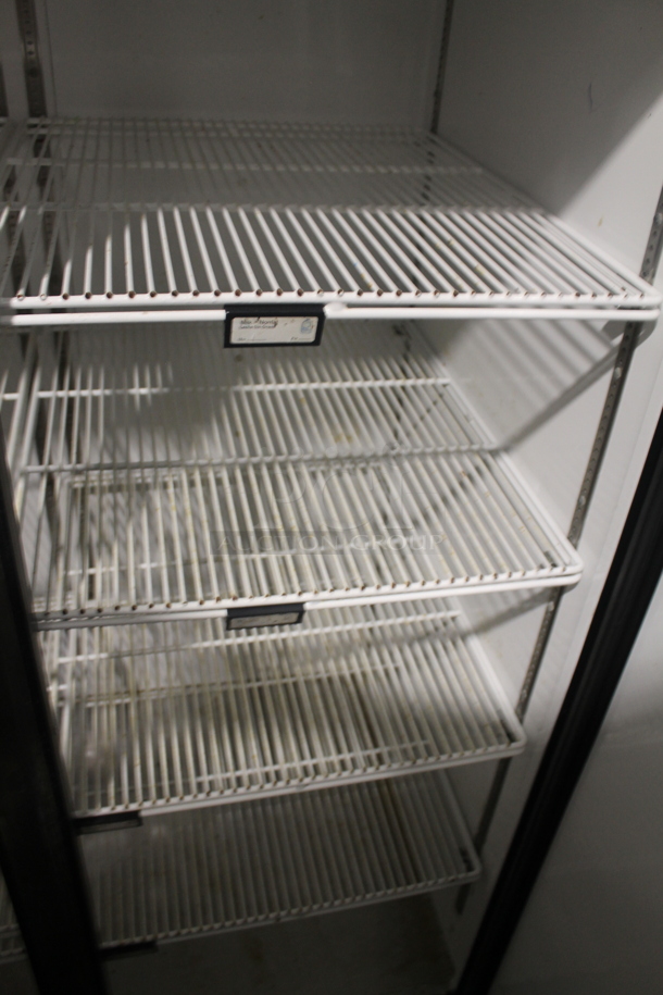 2014 True TG2R-2S Stainless Steel Commercial 2 Door Reach In Cooler w/ Poly Coated Racks on Commercial Casters. 115 Volts, 1 Phase. Tested and Working! - Image 5 of 6