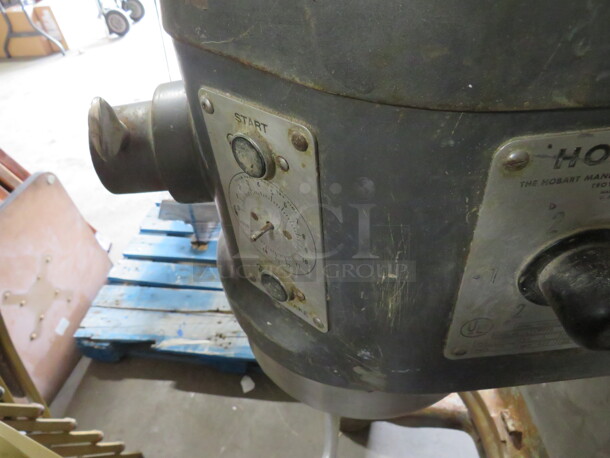 One Hobart 60 Quart Mixer With Hook. 220 Volt. 3 Phase.  - Image 4 of 5