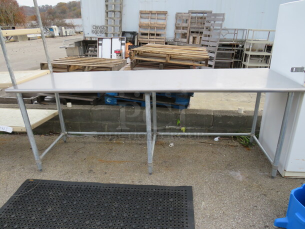 One Stainless Steel Table. 96X30X35 - Image 1 of 2