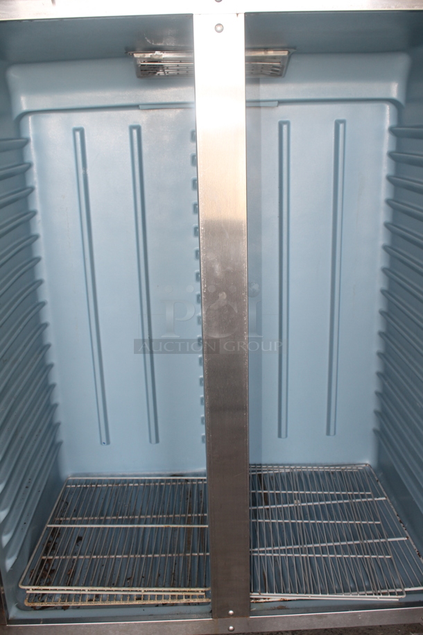 2012 Delfield  6176XL-S Commercial Stainless Steel Electric 2 Door Reach-In Freezer And 1 Door Reach-In Cooler With Steel Racks. 115-208-230V, 1 Phase. - Image 5 of 8
