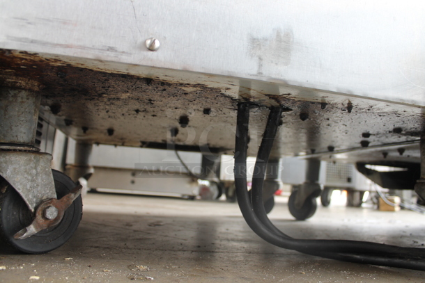 Taylor 342D-27 Stainless Steel Commercial Floor Style Air Cooled 2 Flavor Frozen Beverage Machine w/ Drink Mixer Attachment on Commercial Casters. 208-230 Volts, 1 Phase. - Image 8 of 8