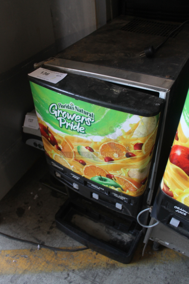 2012 Bunn JDF-4S Metal Commercial Countertop Beverage / Juice Dispenser. 120 Volts, 1 Phase. Tested and Working! - Image 3 of 5