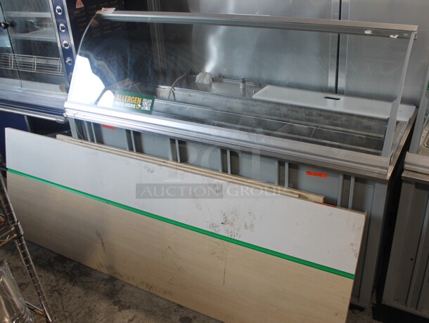 Duke SUB-CP-TC74 M Stainless Steel Commercial Subway Sandwich Make Line w/ Front Panels. 120 Volts, 1 Phase.  - Image 1 of 10