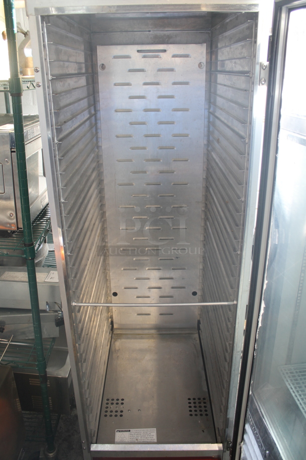 Avantco 177Heat18361 Commercial Stainless Steel Electric Insulated Full Size Heating and Holding Mobile Cabinet With Clear Door. 120V. Tested and Working! - Image 2 of 6