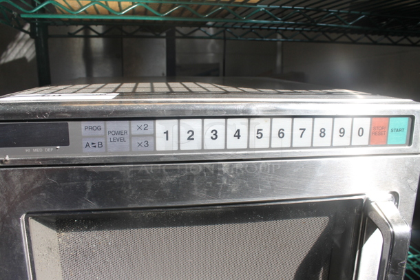 Panasonic NE-1757R Commercial Stainless Steel Electric Countertop Microwave Oven. 250 Volt 1 Phase - Image 2 of 6