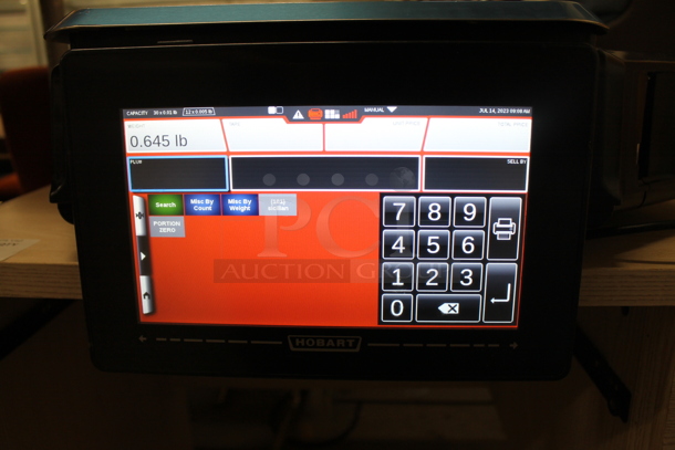 BRAND NEW! Hobart HT Series HTS-7ELS Commercial Countertop 30 Pound Price Computing Scale with Label Printer. Tested and Working! - Image 9 of 12