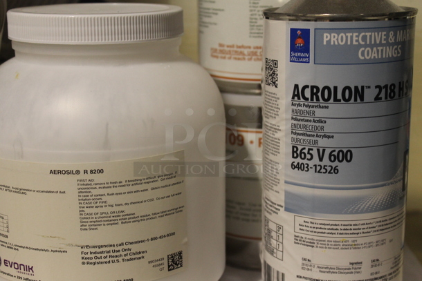 White 2 Door Cabinet w/ Contents. BUYER MUST REMOVE. - Image 4 of 10