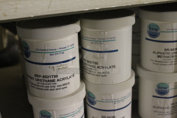 Gray Metal Shelving Unit w/ Contents Including Chemicals. BUYER MUST REMOVE. - Image 7 of 9