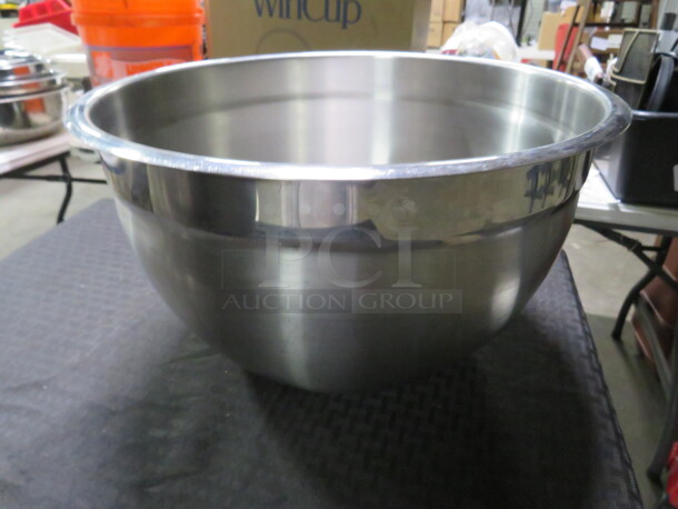 One 13 Quart Stainless Steel Mixing Bowl - Image 1 of 1