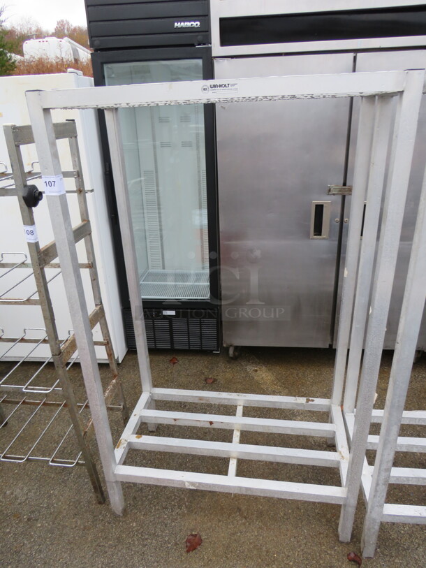 One Winholt Aluminum Dunnage Rack With 2 Shelves. 48X20X60 - Image 1 of 1