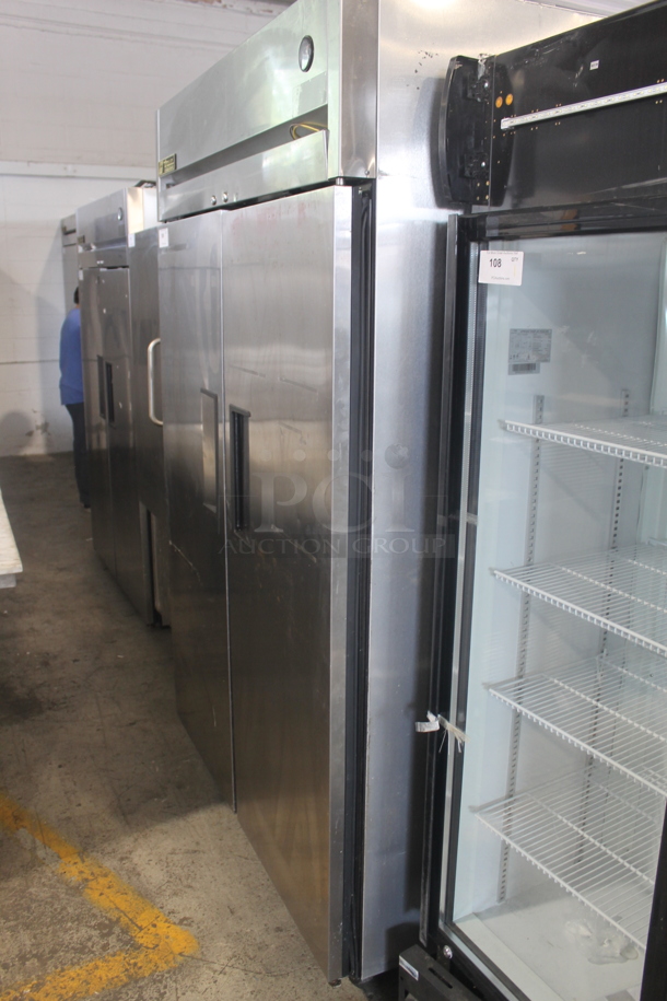 2015 True TG2R-2S Commercial Stainless Steel Two Door Reach In Cooler With 
Polycoated Shelves. 115V, 1 Phase. Tested and Working! - Image 3 of 6