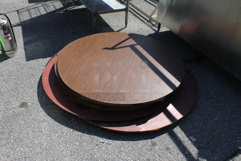 6 Round Tabletops. 6 Times Your Bid!