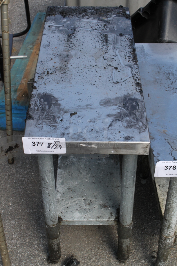 Stainless Steel Commercial Equipment Standw/ Metal Under Shelf. - Image 1 of 2