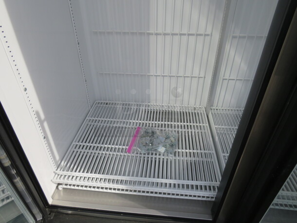 One True 2 Door Glass Display Freezer With 6 Racks On Casters. Model# GDM-49F-LD. 115/208-230 Volt. 1 Phase. - Image 3 of 3