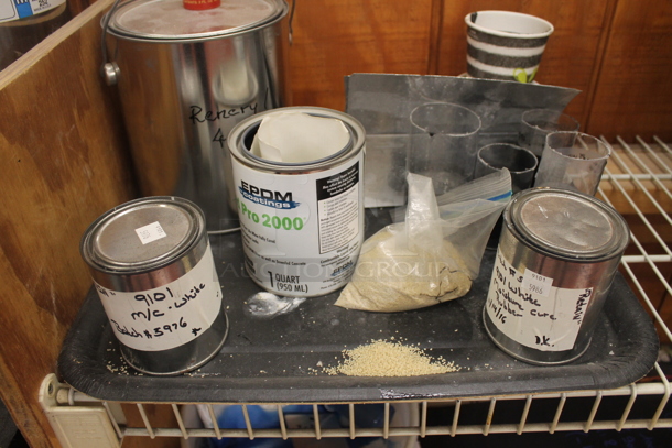 Shelving Unit w/ Contents Including  Television. - Image 2 of 3