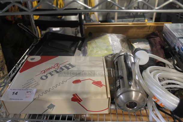 ALL ONE MONEY! Tier Lot of Various Items Including Ceramic Plates and Cleaning Supplies! - Image 2 of 5