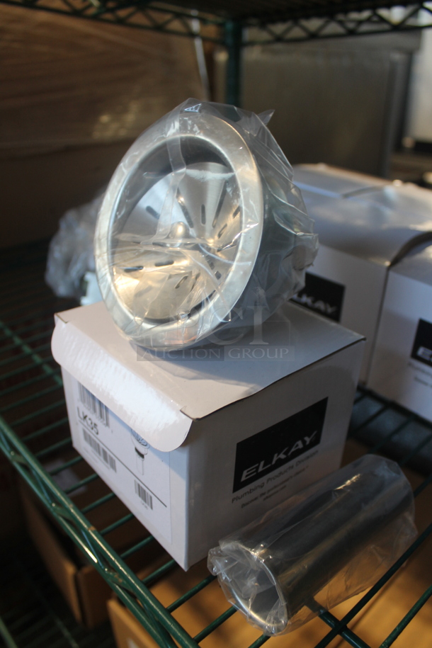 ALL ONE MONEY! Tier Lot of 9 BRAND NEW! Elkay LK35 Sink Drains - Image 8 of 12