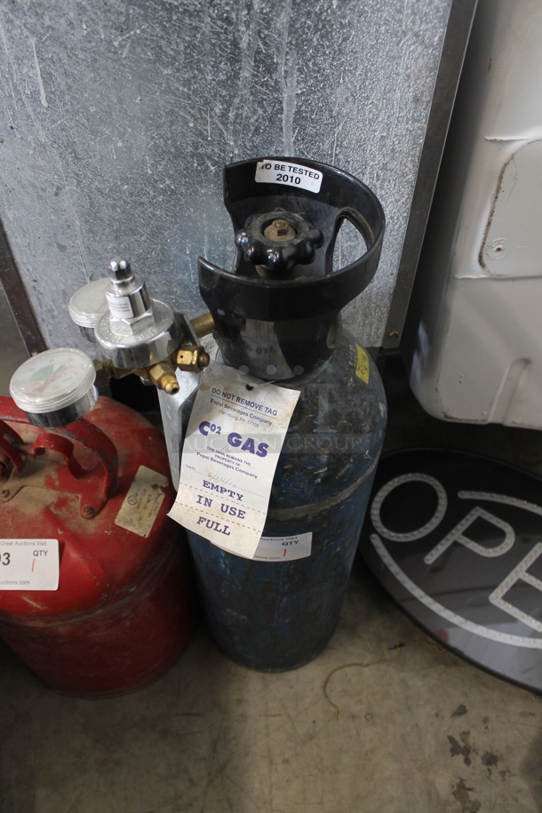 Metal CO2 Tank. - Image 1 of 7