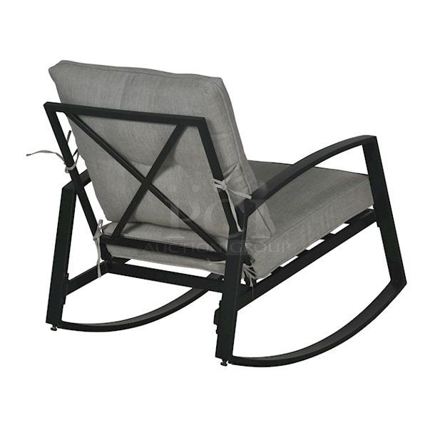 Mainstays Asher Springs 2-Piece Outdoor Furniture Patio Rocker Set -Grey. 3x Your bid.
36.00 x 27.50 x 29.40  - Image 7 of 11