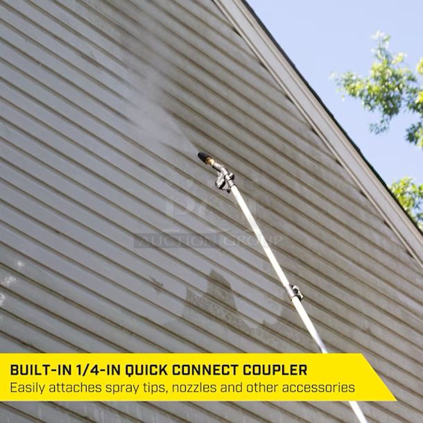 SurfaceMaxx Professional 18-ft 4200 PSI Pressure Washer Telescoping Wand With Harness - Image 9 of 12