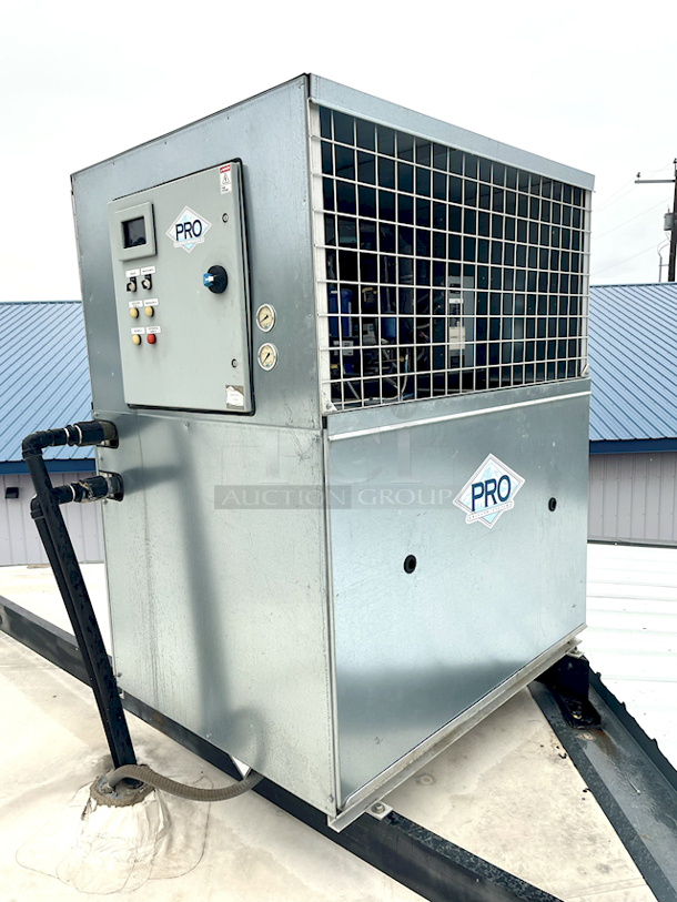 WORK HORSE!! PRO REFRIGERATION, INC. PE105F1R4100-A-VB  ChilStar 5 HP Glycol Chiller. Single and Dual Refrigeration Circuits. Perfect Solution For Customers Planning to Grow, Providing the Ability to Expand Capacity in the Future. Voltage 208-230 1Phase 60Hz. 55x38x58 Winning Bidder Responsible For Removal  - Image 5 of 12