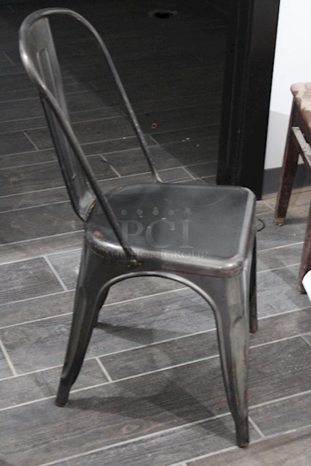 FDW Restaurant Dining Chairs, Indoor/Outdoor, Metal, 18 Inch Seat Height. 4x Your Bid - Image 2 of 8