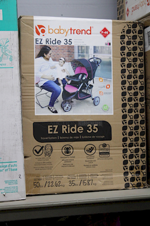 BRAND NEW! Baby Trend EZ Ride 35 Travel System, Bloom Pink - Image 2 of 3