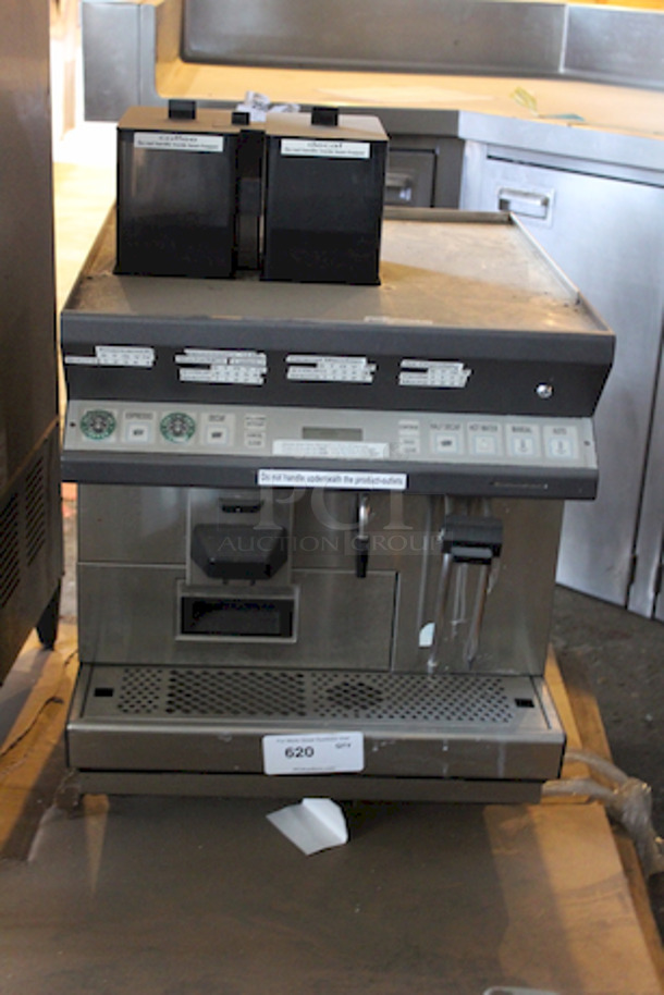 OUTSTANDING! Thermoplan CTS2, Automatic Coffee&Espresso Machine, Black&White, With (2) Grinders 208v/60/hz,  - Image 1 of 6
