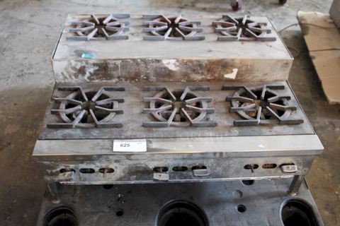 AWESOME! Jade Range JHPE-3-336 Step-Up (6) Burner Counter Top Range, Natural Gas. 36x30x15