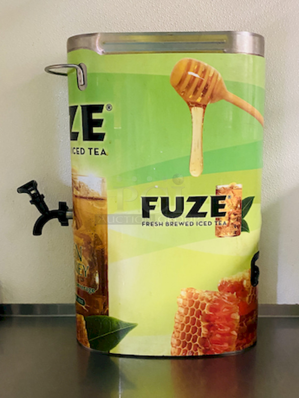 SWEET! Fuze 3-1/2 Gallon Tea Dispenser. 

Missing Lid.  - Image 3 of 4